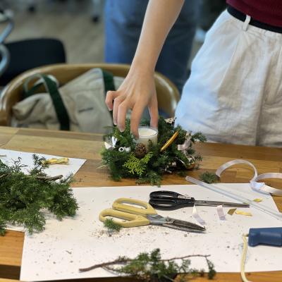Culture Experience - Handmade Christmas Candle Holder Workshop 